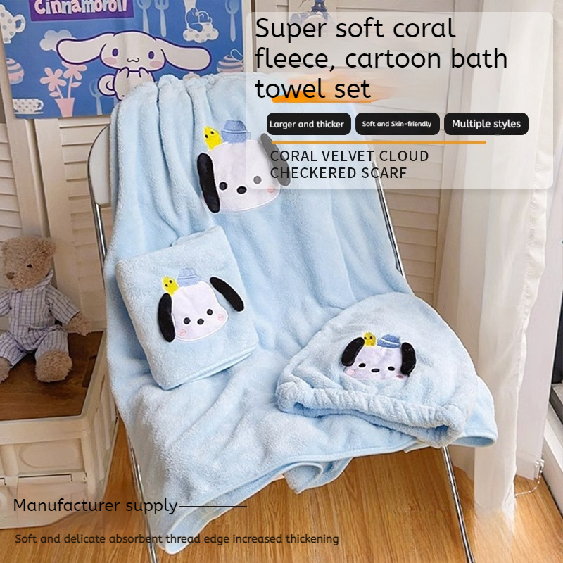 Cartoon Sanrio Pochacco Coral  – Hair Care Vegan recenzja i cena