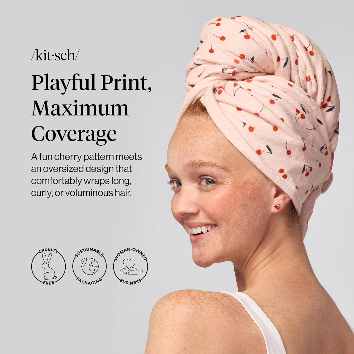 Microfiber Hair Towel Wrap for – Hair Care Long Hair recenzja i cena