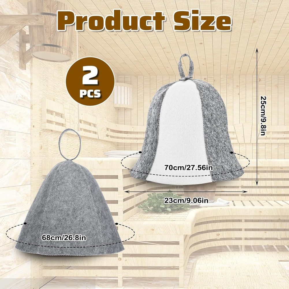 Home Sauna Gray Sauna Hat Saun – Hair Care Daily Routine recenzja i cena