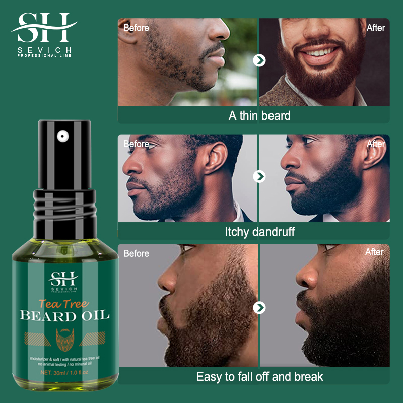 Tea Tree Beard Oil Set For Men – Hair Care Essence Oil recenzja i cena