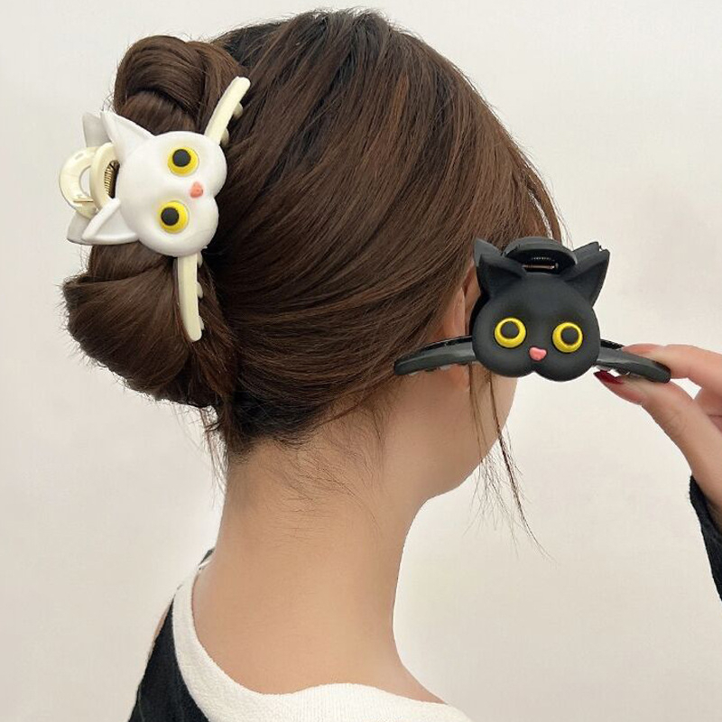 Cute Cat Hair Clip Cartoon Lar – Hair Clip Claw Large recenzja i cena