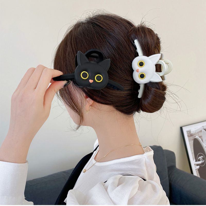 Cute Cat Hair Clip Cartoon Lar – Hair Clip Claw Large recenzja i cena