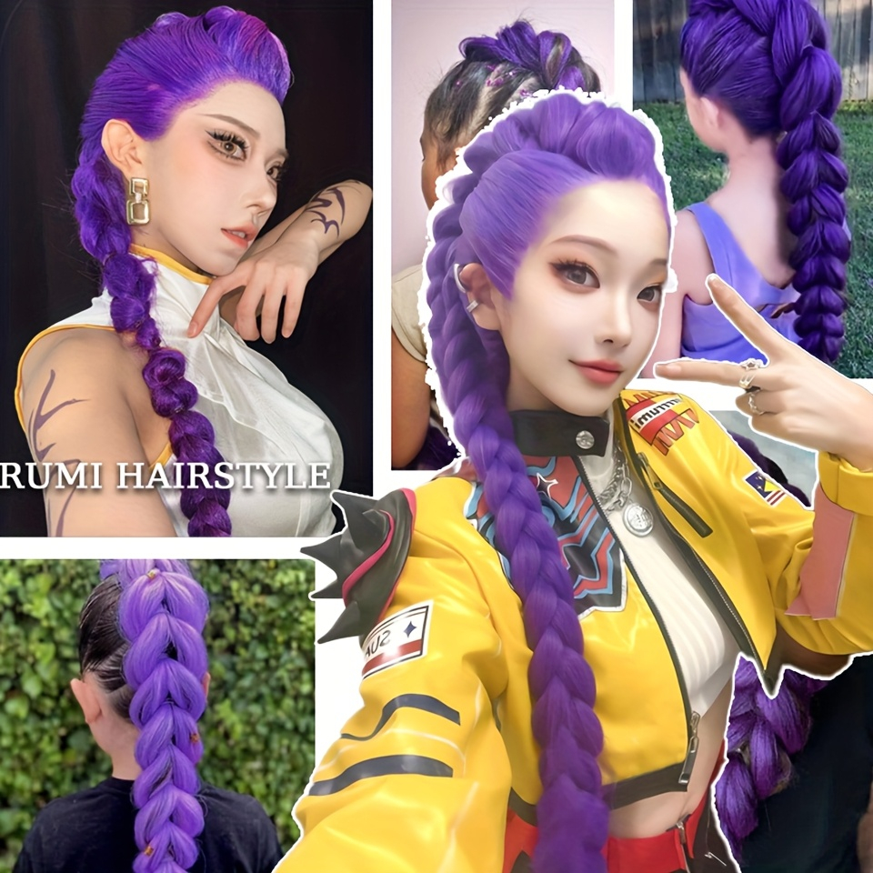 26inch Anime Character Purple  – Braiding Hair Kanekalon recenzja i cena