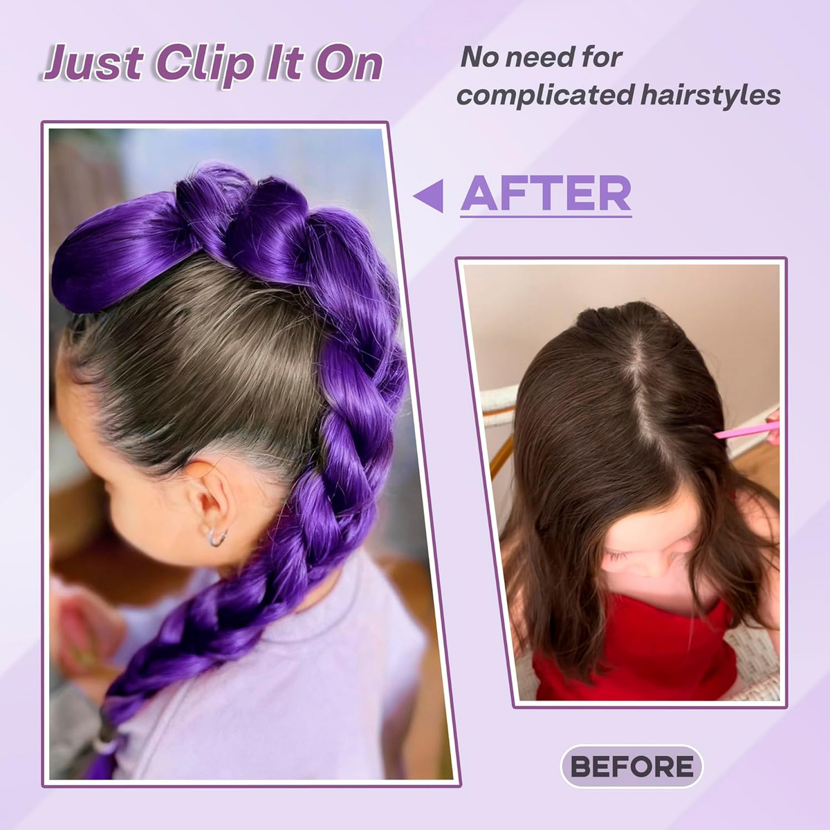 26inch Anime Character Purple  – Braiding Hair Kanekalon recenzja i cena