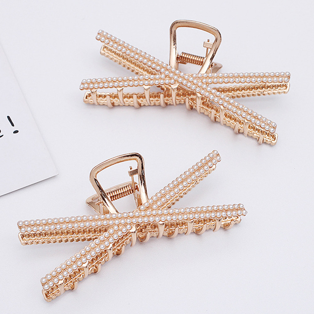 3Pcs Pearl Hair Claws Jaw Clip – Hair Care Daily Routine recenzja i cena