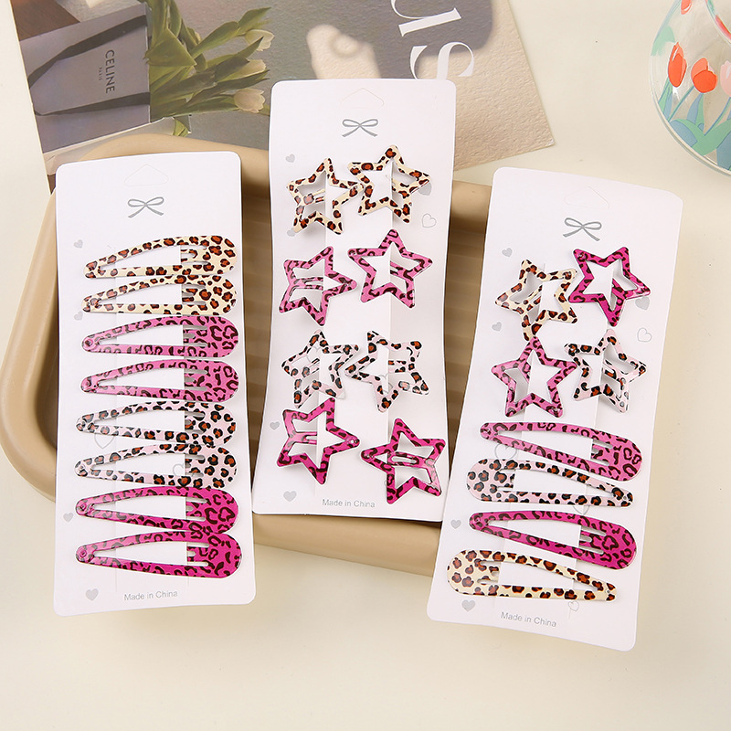 Simple Leopard Print Hairpins  – Hair Care Gift Set recenzja i cena