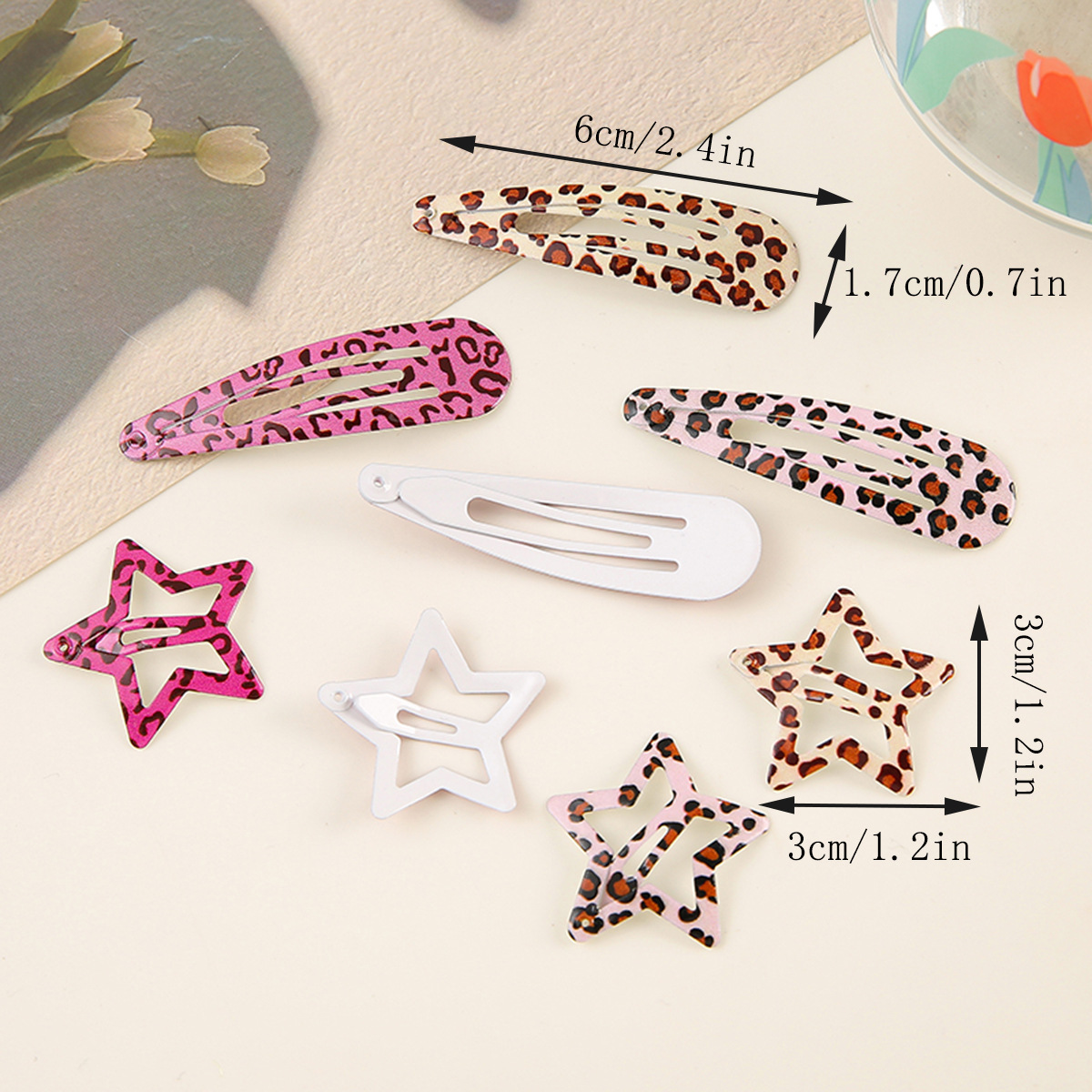 Simple Leopard Print Hairpins  – Hair Care Gift Set recenzja i cena