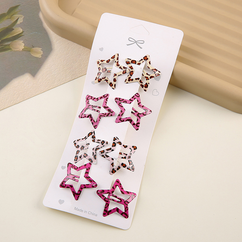 Simple Leopard Print Hairpins  – Hair Care Gift Set recenzja i cena