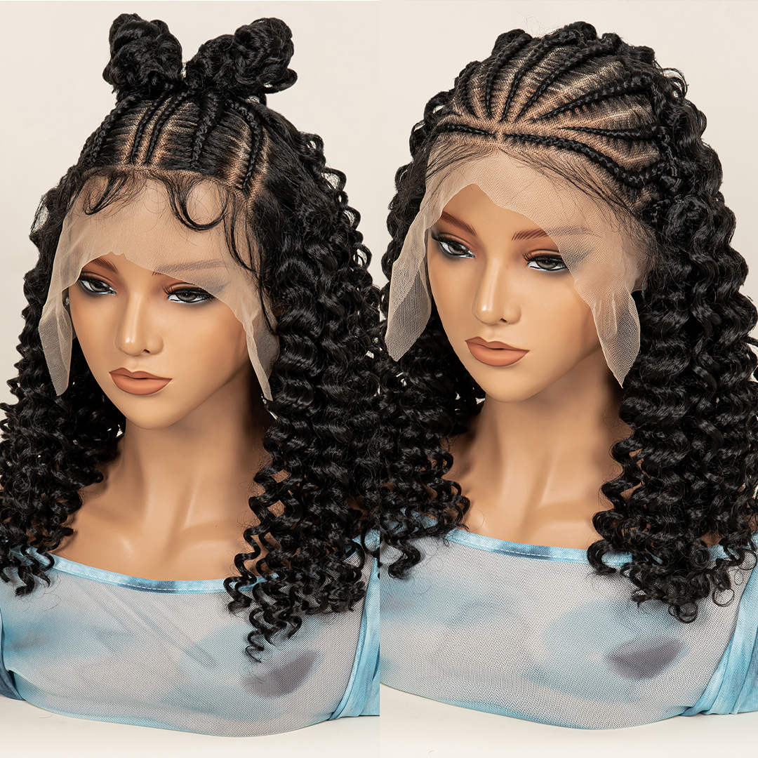 Braided Hair Wigs With Baby Ha – Braiding Hair Kanekalon recenzja i cena