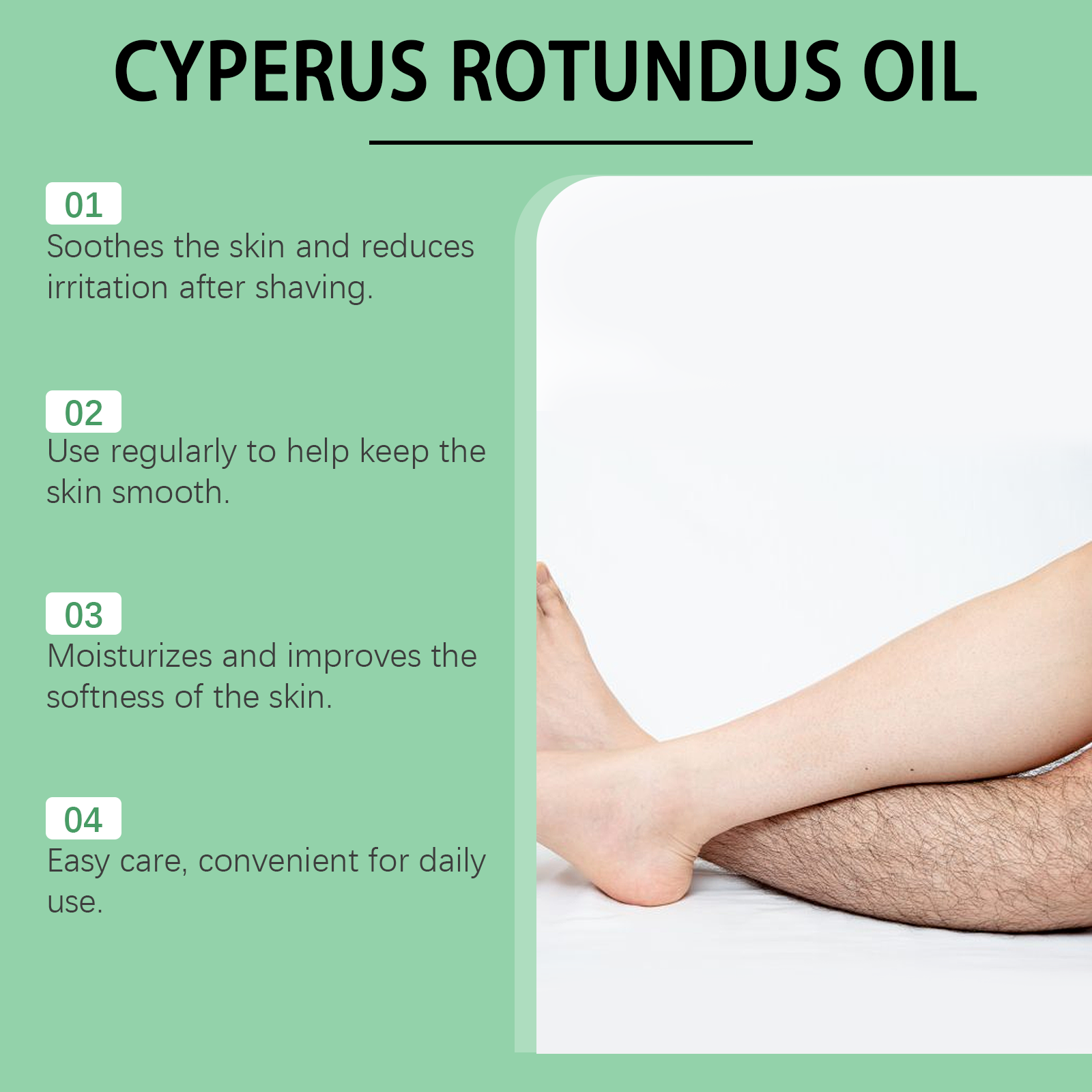 TITOK HOT 60ml Cyperus Rotundu – Hair Care Olive Oil recenzja i cena