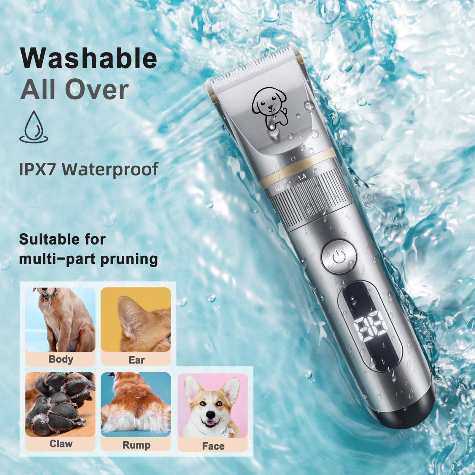 Pet Hair Trimmer Quiet Cat Cli – Hair Care Long Hair recenzja i cena
