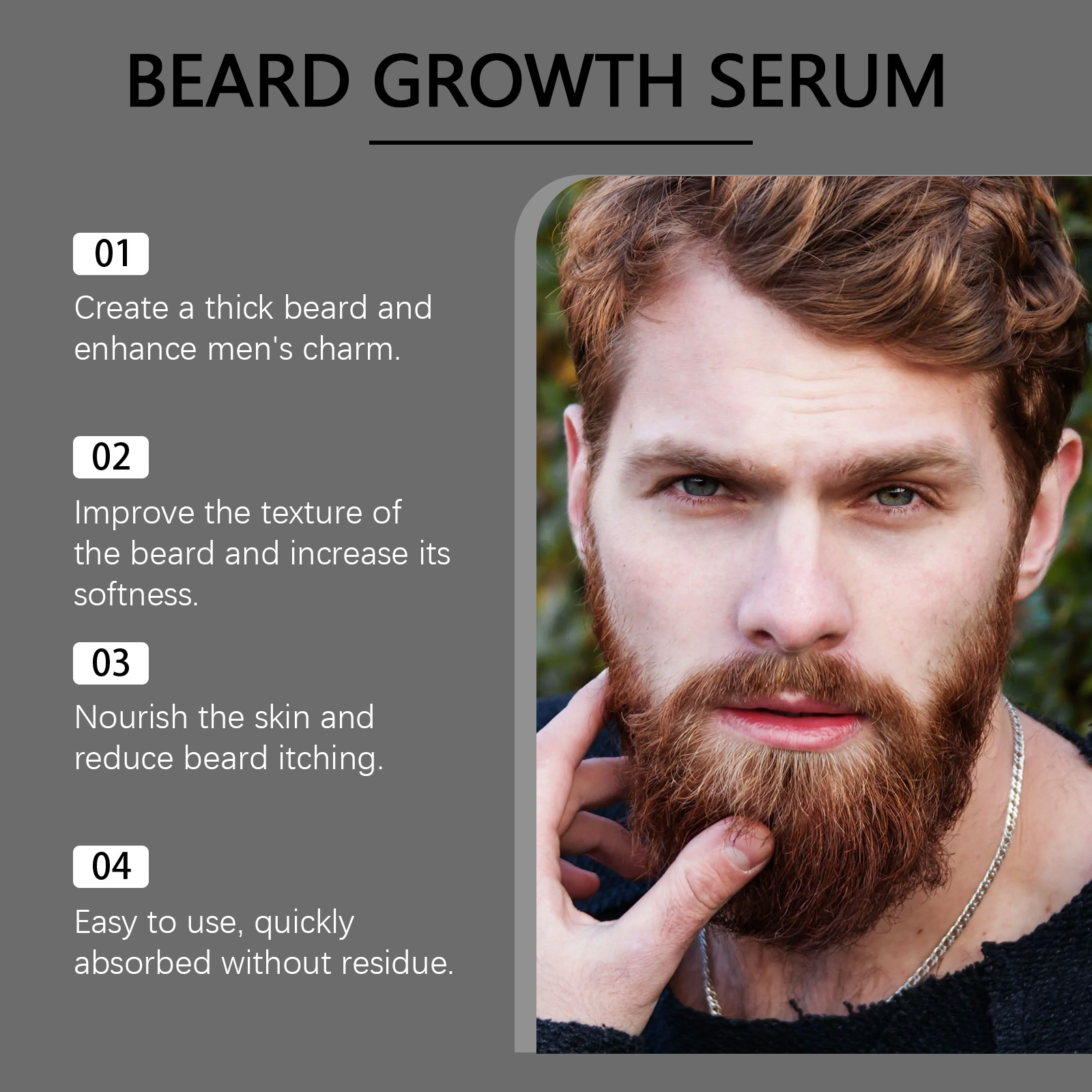 Beard Care Essential Oil Deep  – Hair Care Oil Serum recenzja i cena