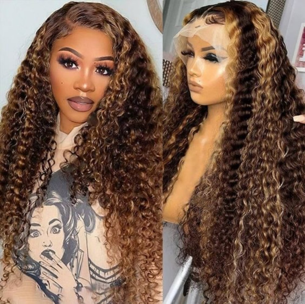 Highlight Curly Wig 13x4 Lace  – Hair Care Long Hair recenzja i cena